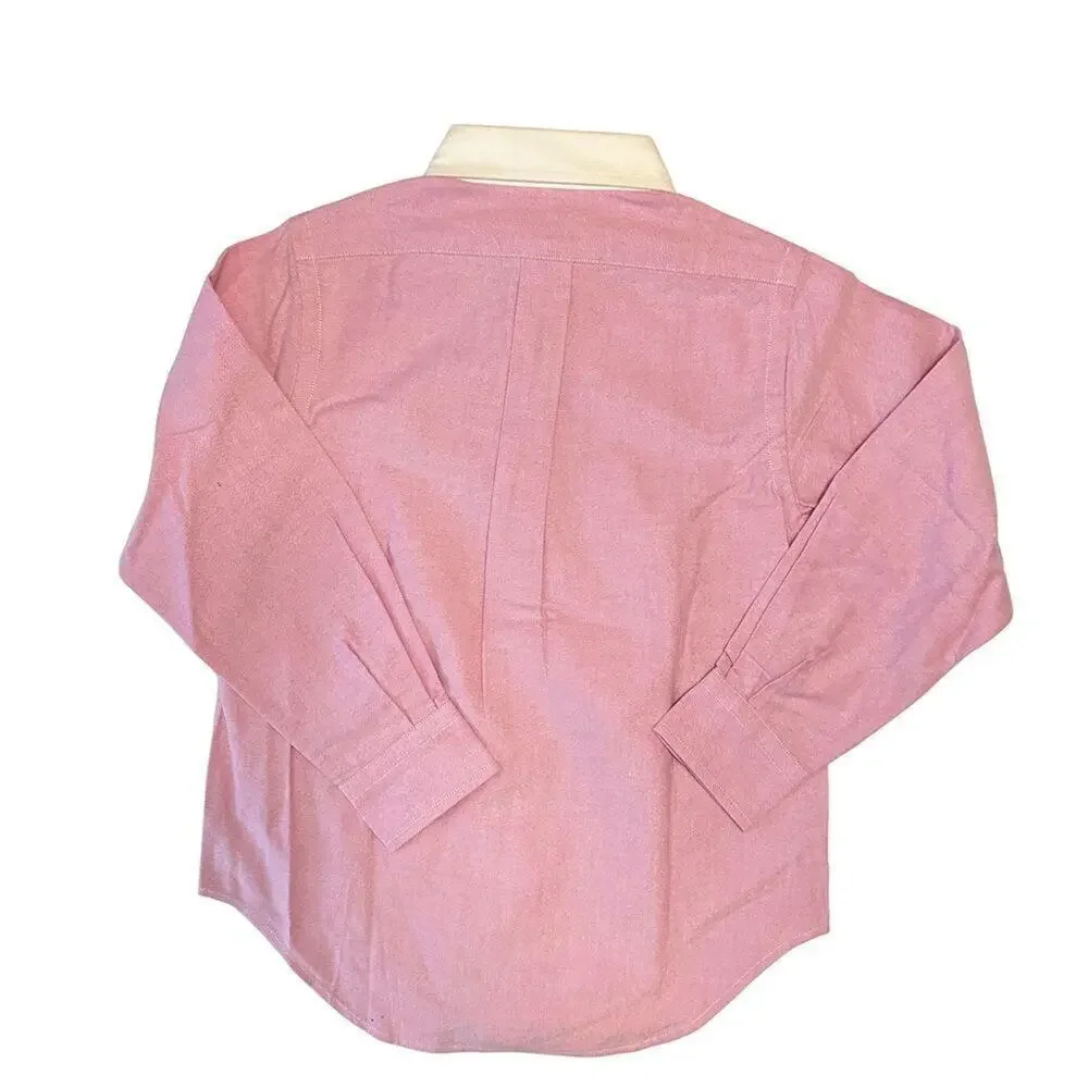 Ralph Lauren Polo Collard Button Down Shirt 5 Boys‎ Pink Long Sleeve NWT